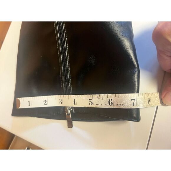 No Brand Faux Soft Leather Heeled Boots Sz 42 (10) NWOT - Picture 8 of 8